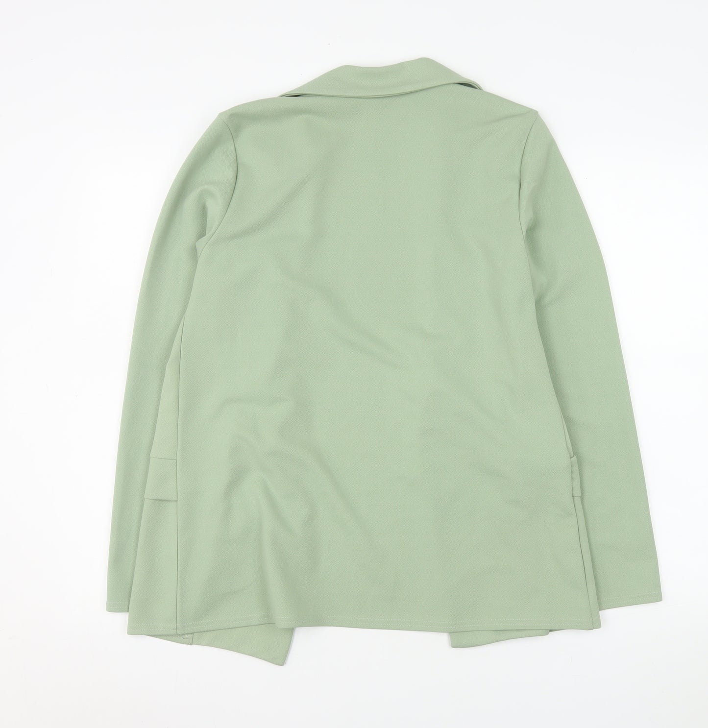Quiz Women's Green Double Breasted Blazer UK 10 Regular Fit
