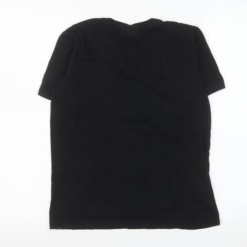 Lacoste Men's Black Cotton Short Sleeve Crew Neck T-Shirt Size S