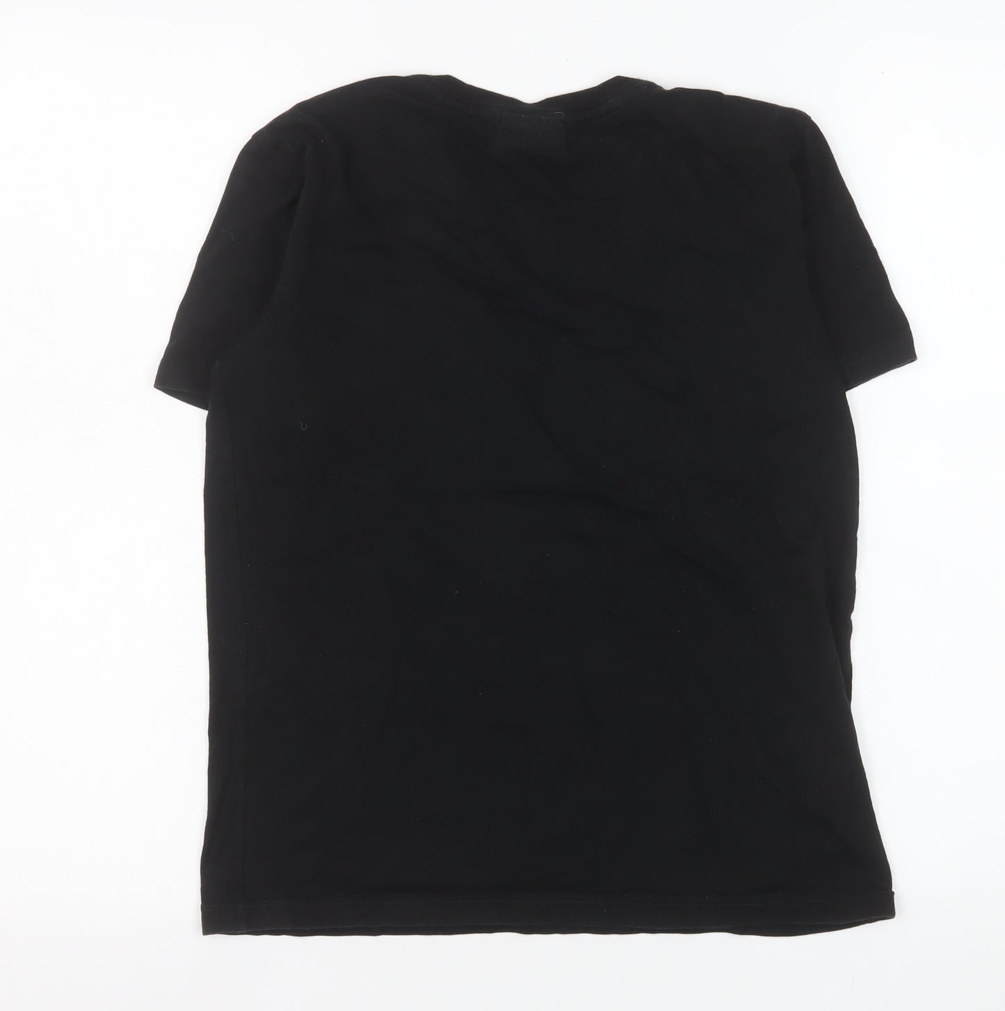 Lacoste Men's Black Cotton Short Sleeve Crew Neck T-Shirt Size S