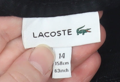 Lacoste Men's Black Cotton Short Sleeve Crew Neck T-Shirt Size S