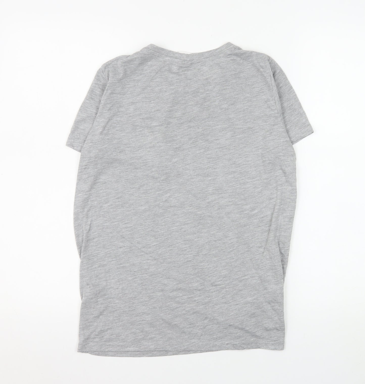 Atmosphere Women’s Grey Cartoon Embroidered T-Shirt Size 12