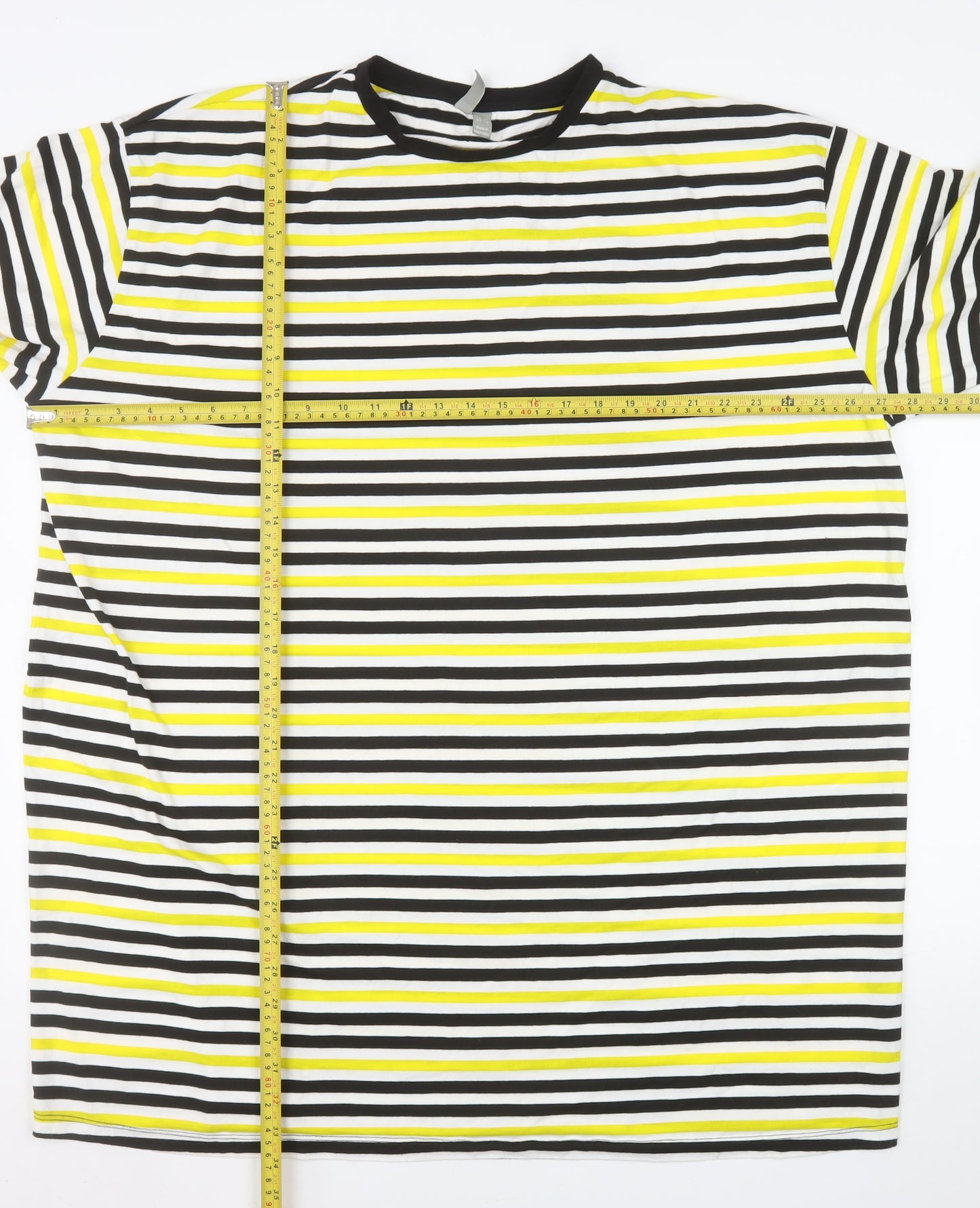 ASOS Women’s Multicoloured Striped Cotton Jersey T-Shirt Dress Size 12