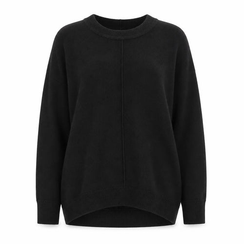 Next Women's Black XS Acrylic Crew Neck Long Sleeve Jumper