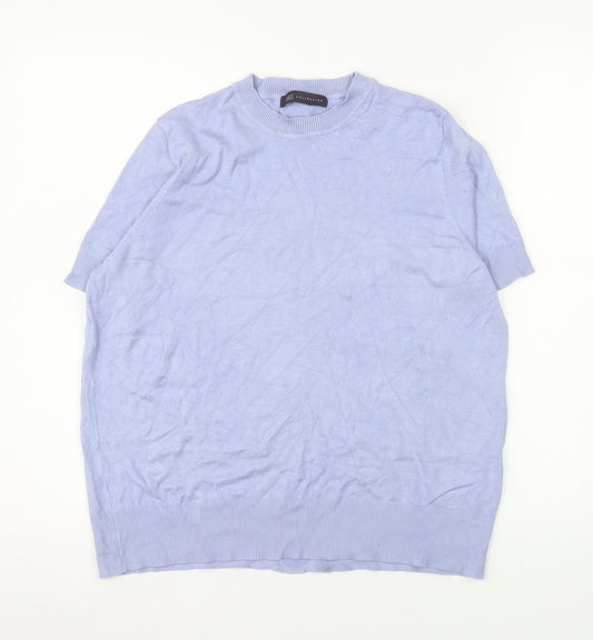 Marks and Spencer Women’s Purple Short Sleeve Knit T-Shirt Size 14