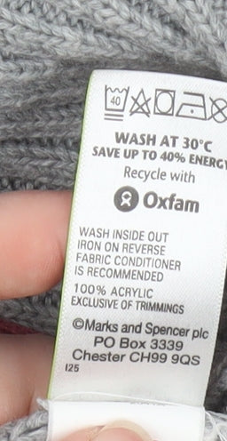 Marks and Spencer Women’s Grey Cable Knit Cardigan Medium
