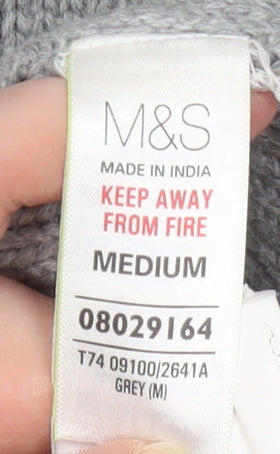 Marks and Spencer Women’s Grey Cable Knit Cardigan Medium