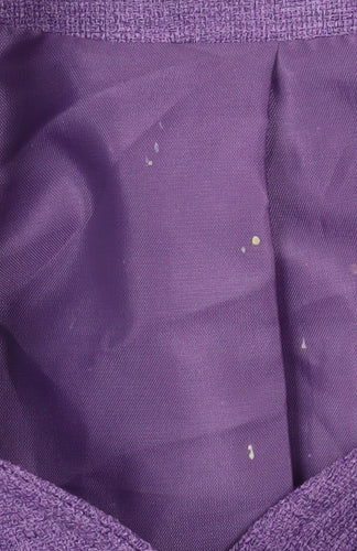 Eastex Womens Purple Size 16 Classic Lined Blazer Jacket