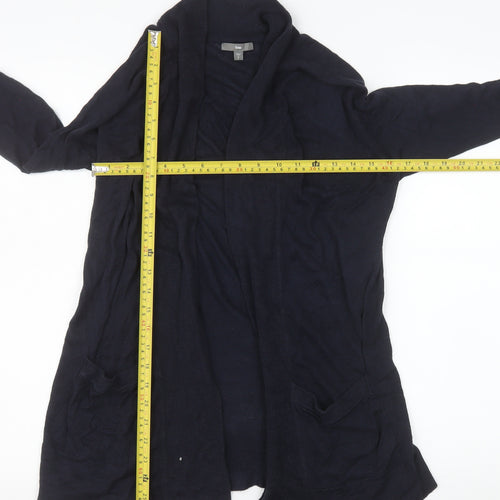 Gap Women’s Black Cotton Blend Open Front Cardigan Size S