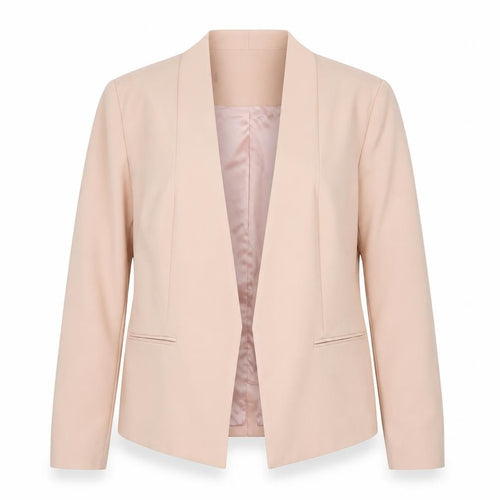 Forever New Women’s Beige Size 16 Tailored Shawl Lapel Blazer