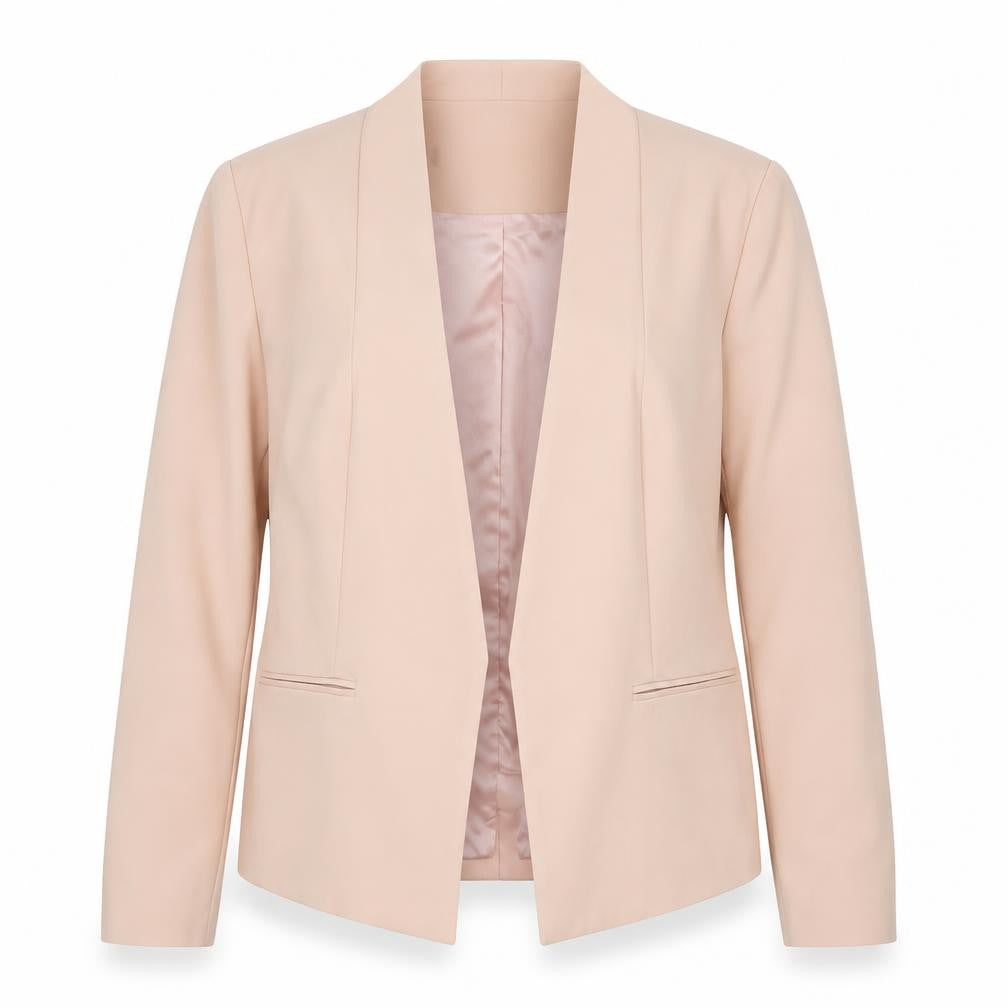 Forever New Women’s Beige Size 16 Tailored Shawl Lapel Blazer