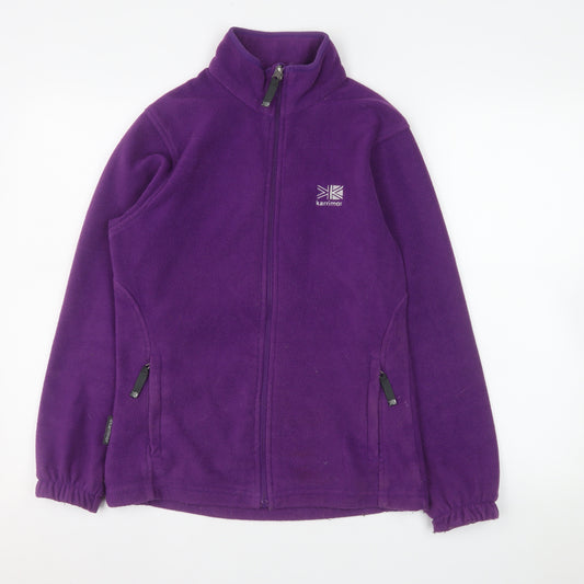Karrimor Womens Purple Fleece Full Zip Jacket Size 10