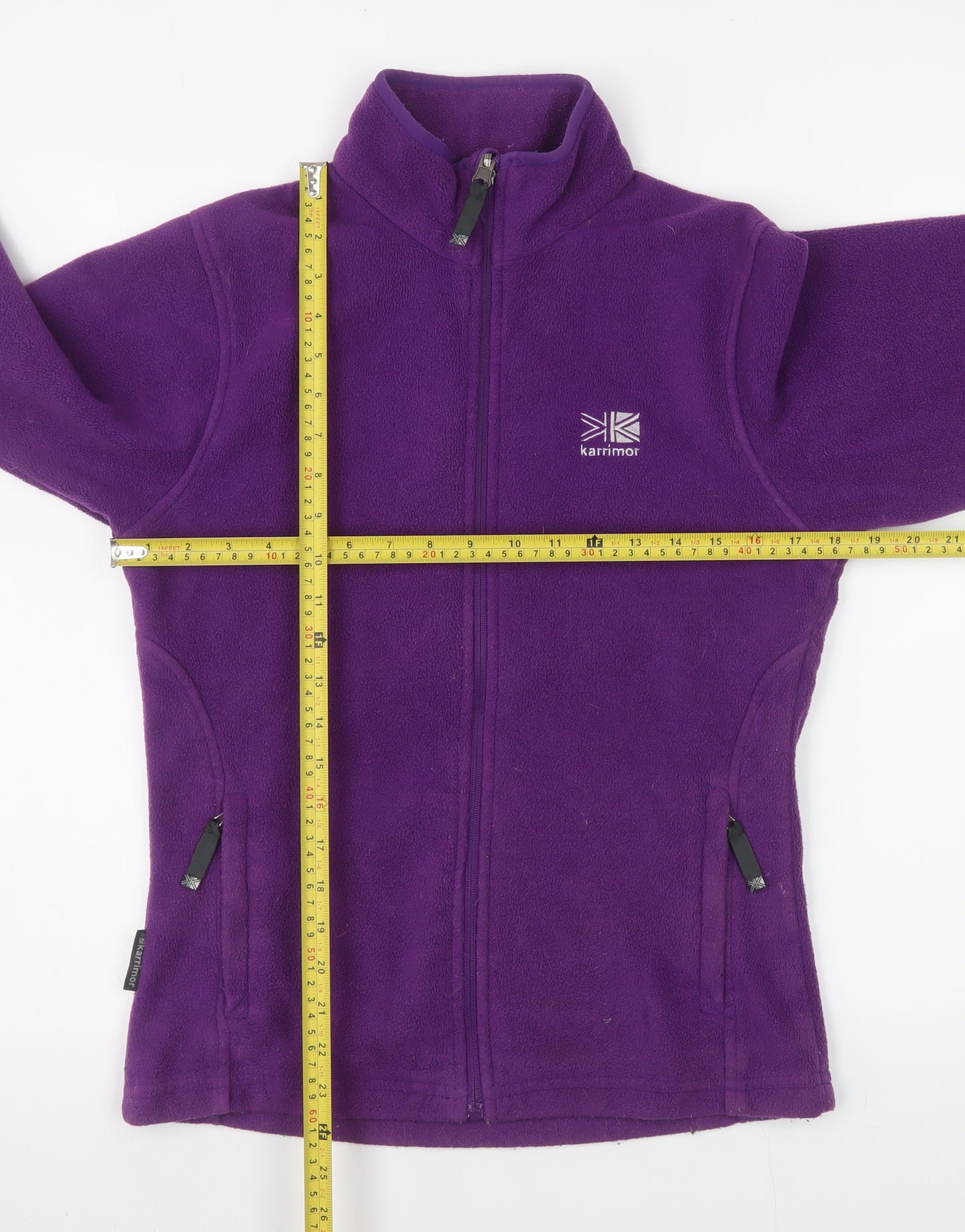 Karrimor Womens Purple Fleece Full Zip Jacket Size 10