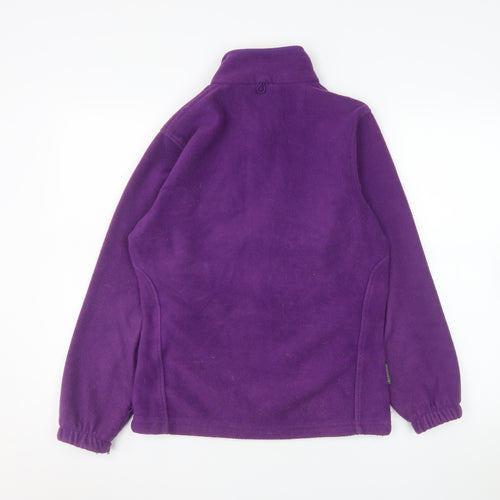 Karrimor Womens Purple Fleece Full Zip Jacket Size 10