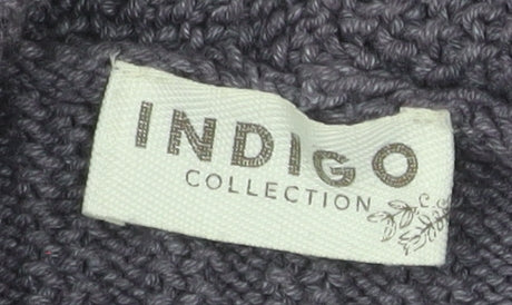 Marks and Spencer Women’s Grey Cable Knit Long Sleeve Open Cardigan Size 8