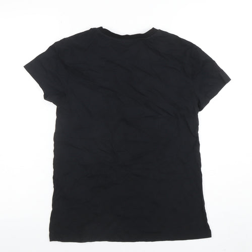 Stradivarius Womens Black Graphic Rouge Watermelon T-Shirt Size S