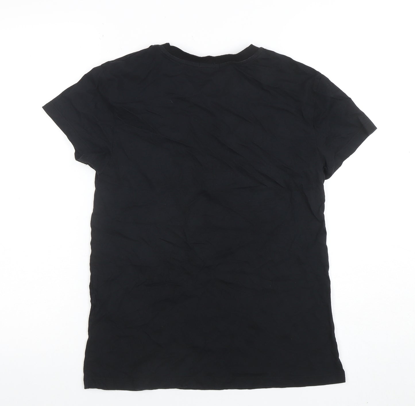 Stradivarius Womens Black Graphic Rouge Watermelon T-Shirt Size S