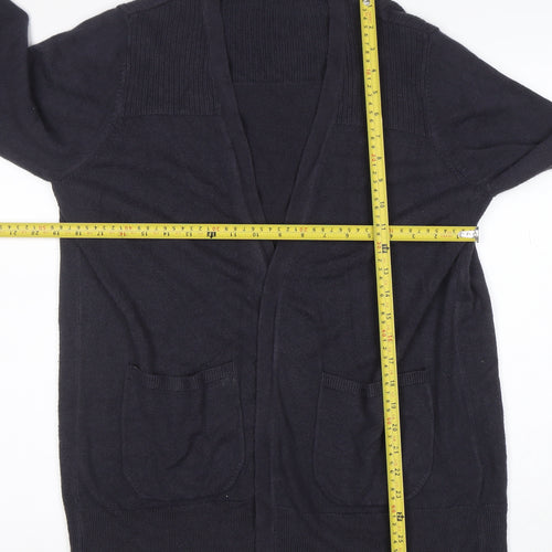 Marks and Spencer Womens Black Acrylic Long Sleeve Cardigan L