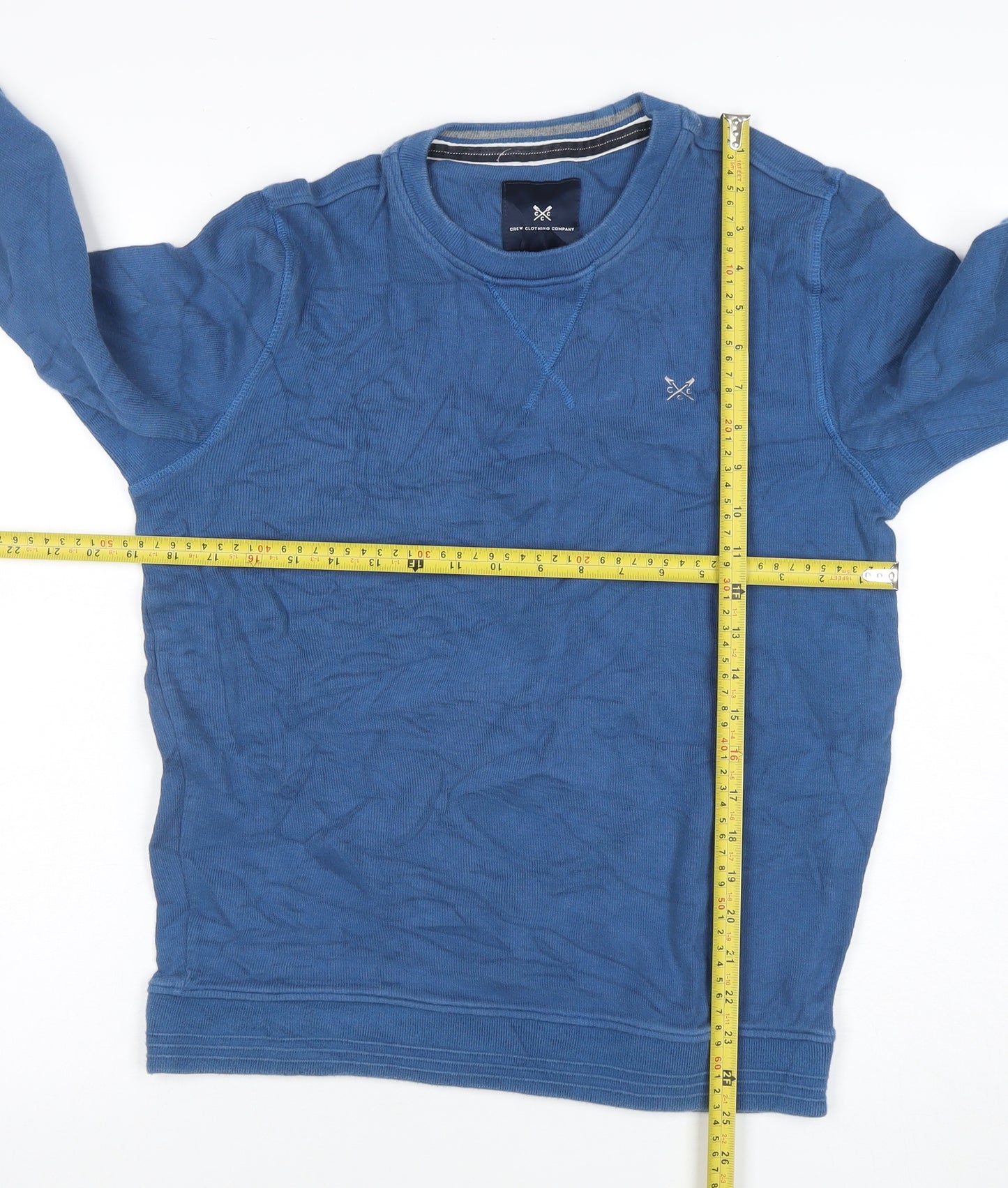 Crew Clothing Company Men's Blue Small Pullover Sweatshirt