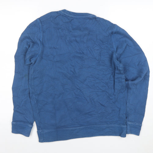Crew Clothing Company Men's Blue Small Pullover Sweatshirt