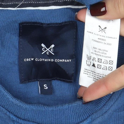 Crew Clothing Company Men's Blue Small Pullover Sweatshirt