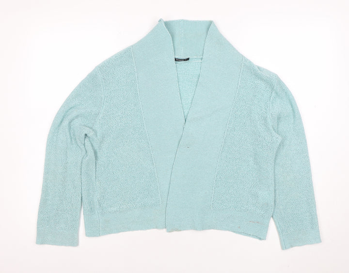 Roman Women’s Blue Knit Open Front Cardigan Size 18