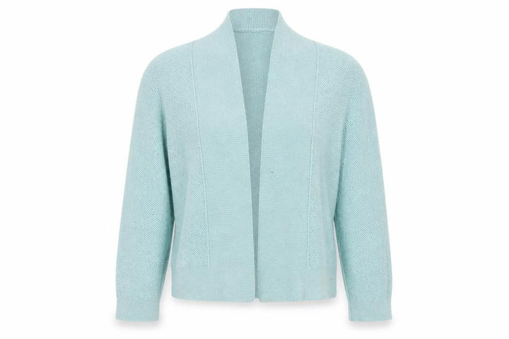 Roman Women’s Blue Knit Open Front Cardigan Size 18