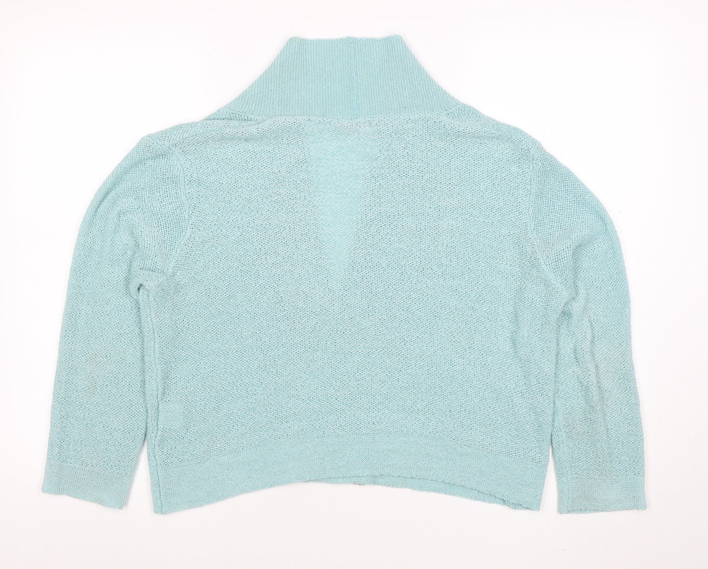 Roman Women’s Blue Knit Open Front Cardigan Size 18