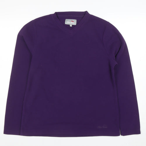 Peter Storm Women's Purple Fleece Pullover Sweatshirt Size 12