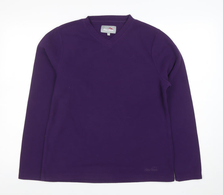Peter Storm Women's Purple Fleece Pullover Sweatshirt Size 12
