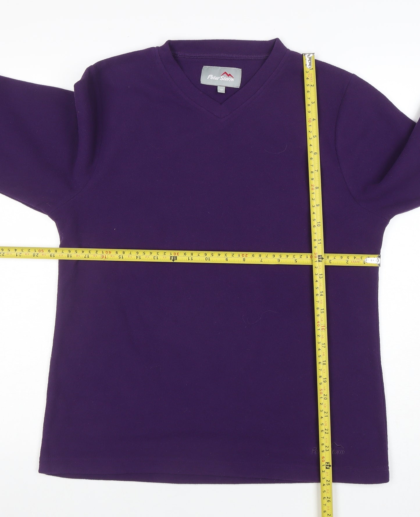 Peter Storm Women's Purple Fleece Pullover Sweatshirt Size 12