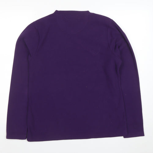 Peter Storm Women's Purple Fleece Pullover Sweatshirt Size 12