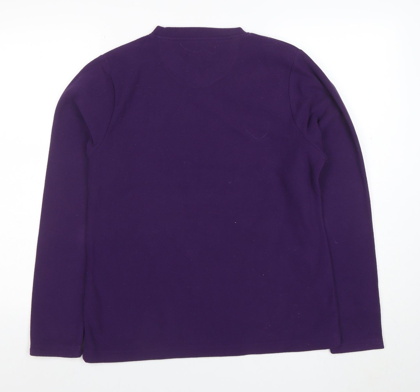 Peter Storm Women's Purple Fleece Pullover Sweatshirt Size 12
