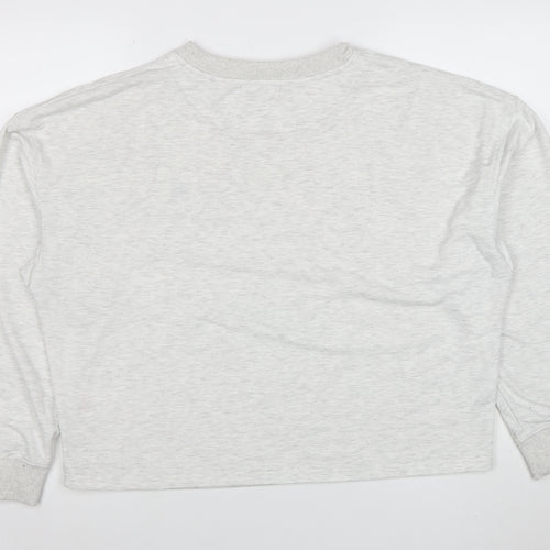 4TH ARQ Womens Grey XL Pullover Sweatshirt Crew Neck Casual