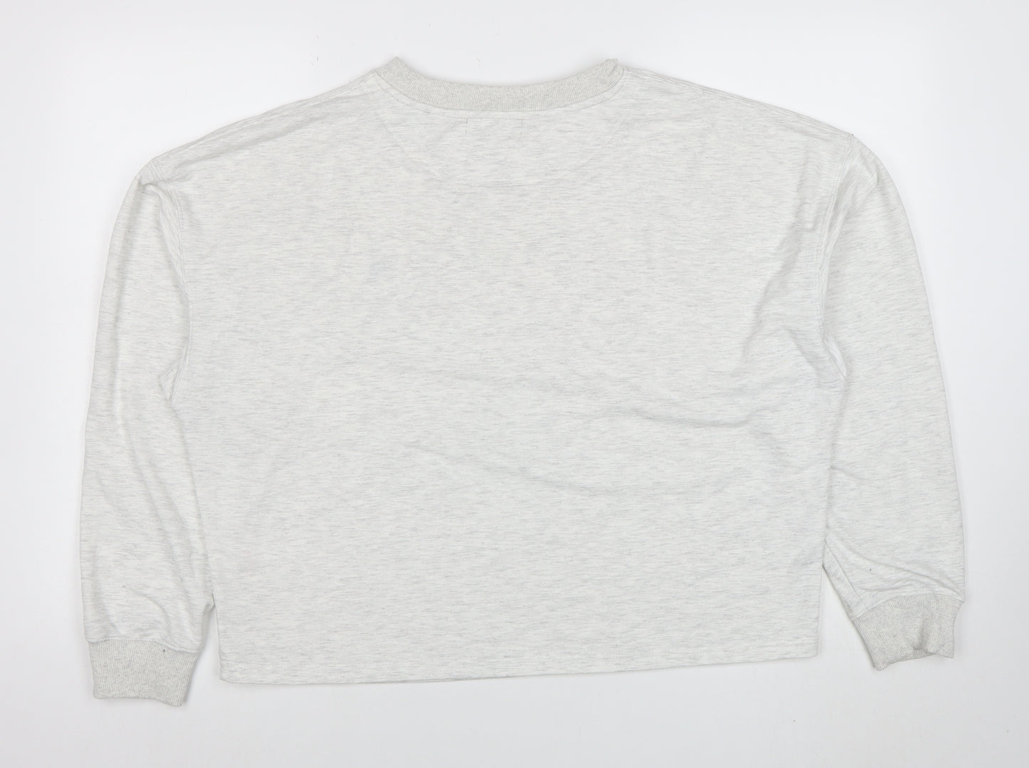4TH ARQ Womens Grey XL Pullover Sweatshirt Crew Neck Casual