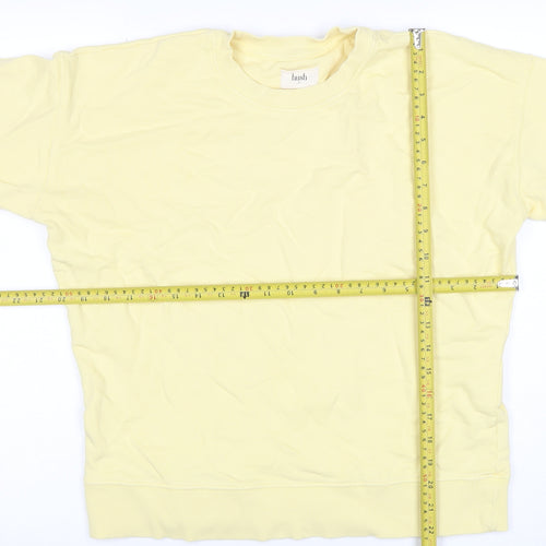 Hush Women's Yellow XS Crew Neck Organic Cotton Sweatshirt