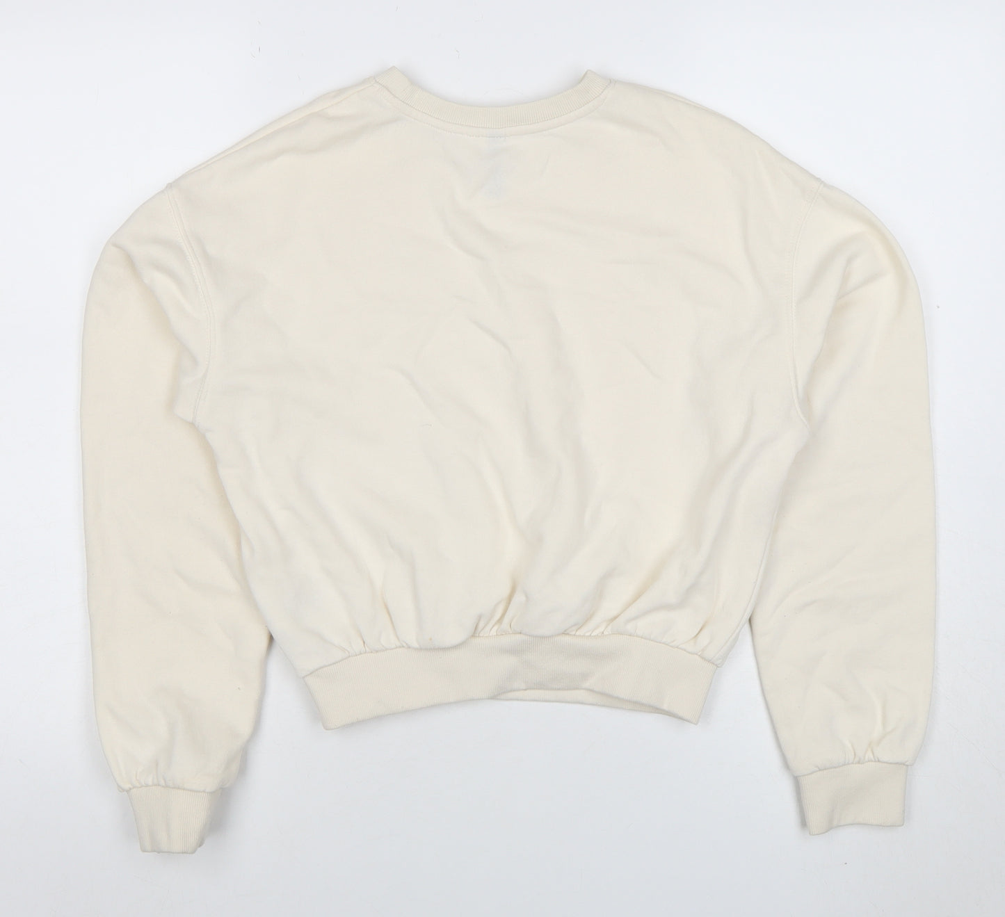 H&M Divided Women’s Beige XS Crew Neck Pullover Sweatshirt