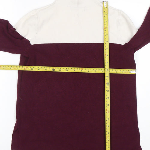 Marks and Spencer Women’s Multicoloured High Neck Jumper Size 10