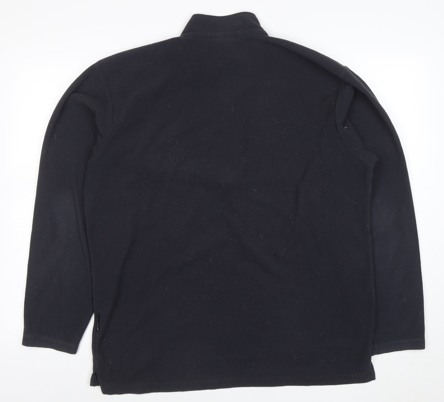 Jack Wolfskin Men's Black XL Fleece 1/2 Zip Outdoor Sweatshirt