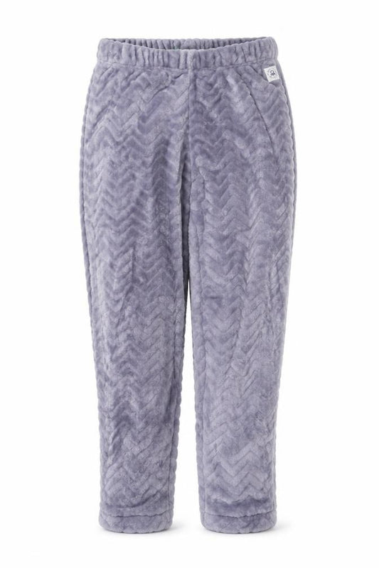 United Colors of Benetton Women’s Grey Velour Pyjama Pants S