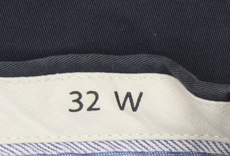 Jack Wills Men's Blue 32W Chino Shorts Cotton Casual