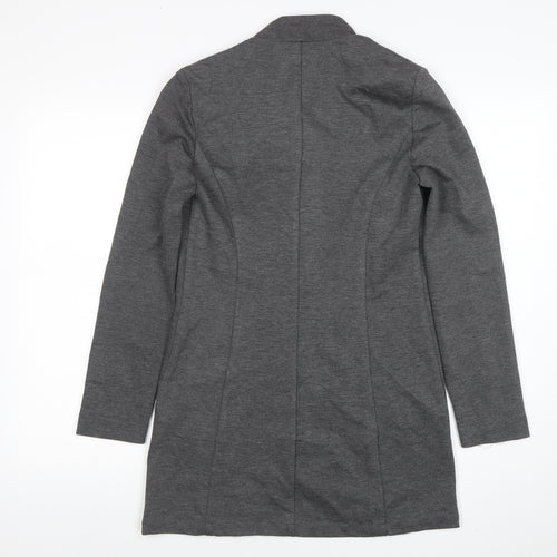 KAOS Grey Slim Fit Mid-Length Jersey Coat Unisex Adults Size 42