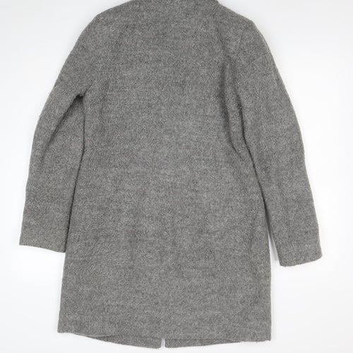 Silver Creek Women's Grey Wool Blend Long Coat Size S