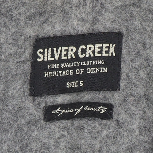 Silver Creek Women's Grey Wool Blend Long Coat Size S