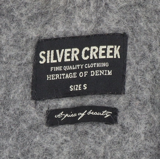 Silver Creek Women's Grey Wool Blend Long Coat Size S