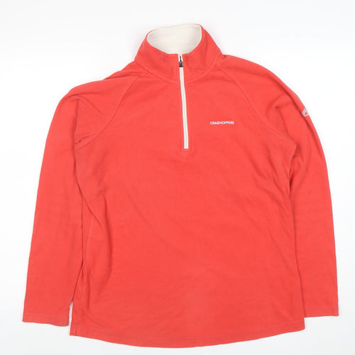 Craghoppers Women’s Red Fleece Pullover Sweatshirt UK 12