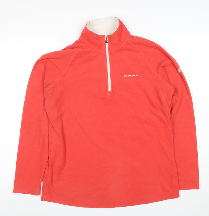 Craghoppers Women’s Red Fleece Pullover Sweatshirt UK 12