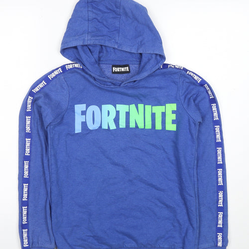 Fortnite Boys Blue Pullover Hoodie XL 152-158cm by Pep & Co