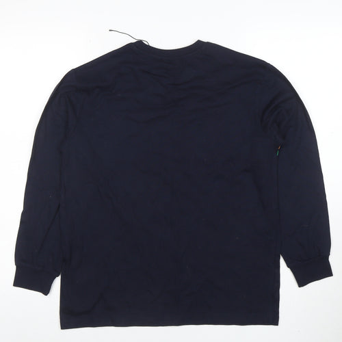 Harry Potter Boys Navy Long Sleeve Hogwarts T-Shirt 11-12 Years Cotton