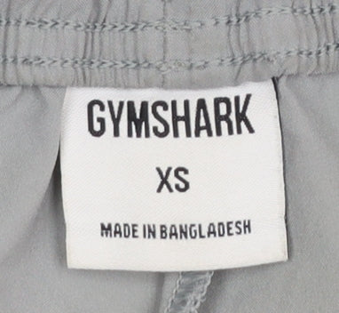 Gymshark Womens Grey XS Athletic Running Shorts Quick Dry Polyester