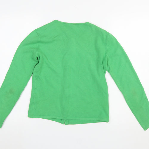 SHU SHU Women’s Green Button Up Knit Cardigan Size S